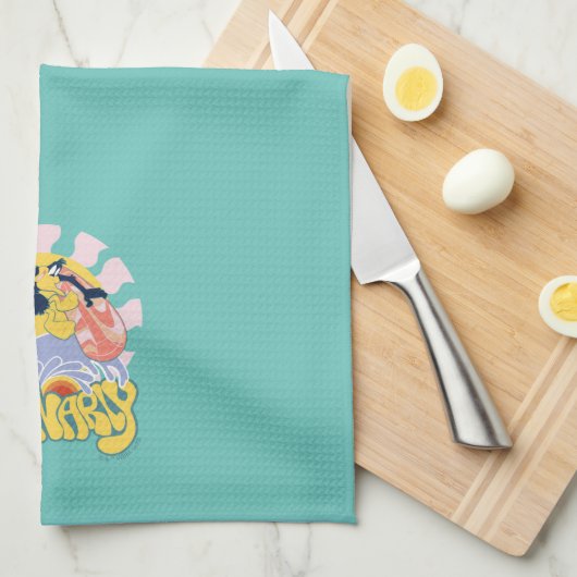 DAFFY DUCK™ Surfing - Gnarly Theedoek (Quarter Fold)