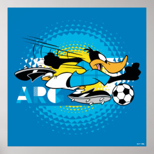 DAFFY DUCK™ Team Argentinië Voetbal Grafisch Poster
