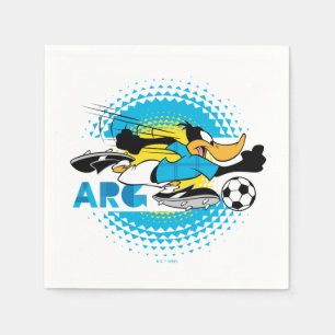 DAFFY DUCK™ Team Argentinië Voetbal Grafisch Servet