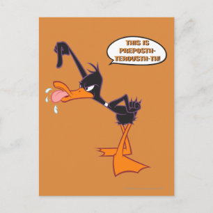DAFFY DUCK™-tekstballon Briefkaart