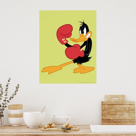 DAFFY DUCK™ the Boxer Poster (Keuken)