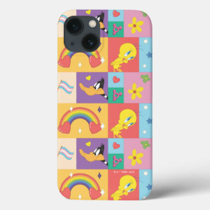 DAFFY DUCK™ & TWEETY™ - Pride Patroon iPhone 13 Hoesje