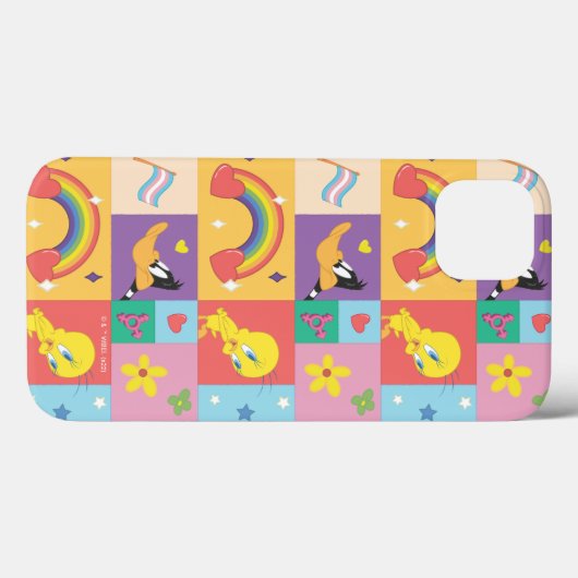 DAFFY DUCK™ & TWEETY™ - Pride Patroon Case-Mate iPhone Case (Achterkant (horizontaal))