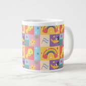 DAFFY DUCK™ & TWEETY™ - Pride Patroon Extra Grote Beker (Voorkant rechts)