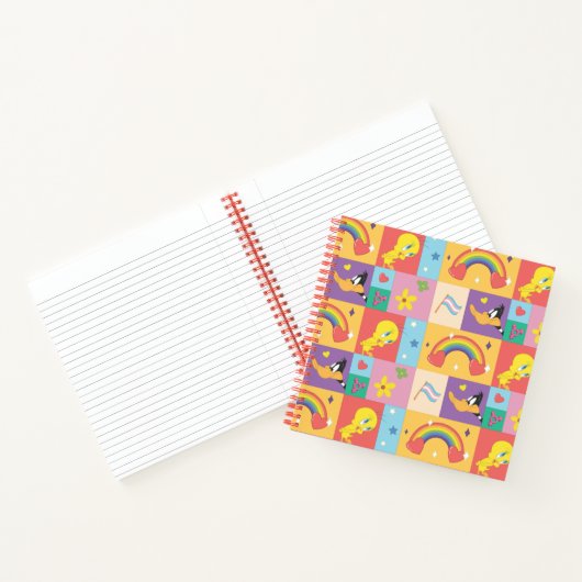 DAFFY DUCK™ & TWEETY™ - Pride Patroon Notitieboek (Binnen)