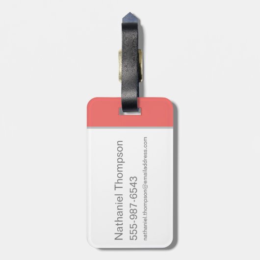 DAFFY DUCK™ & TWEETY™ - Pride Pattern Bagagelabel (Achterkant verticaal)