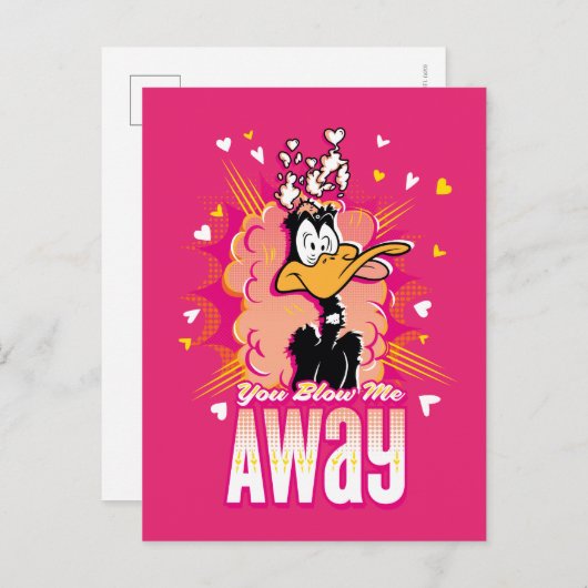 DAFFY DUCK™ - U hebt me weggeblazen Feestdagenkaart (Voorkant / Achterkant)