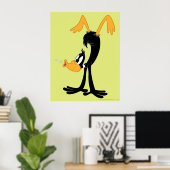 DAFFY DUCK™ Whistling Poster (Thuiskantoor)