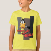 DAFFY DUCK™ "Who is in Charge here" T-shirt (Voorkant)