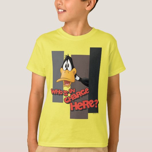 DAFFY DUCK™ "Who is in Charge here" T-shirt (Voorkant)