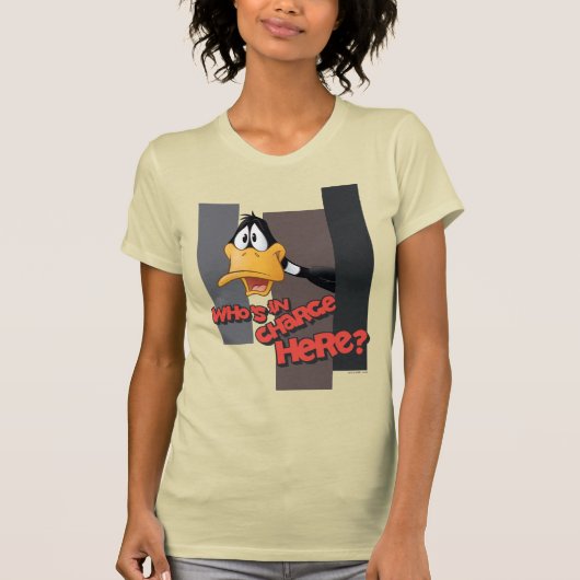 DAFFY DUCK™ "Who is in Charge here" T-shirt (Voorkant)