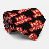 Daft Wazzock Funny British Insult Cravate (Roulé)