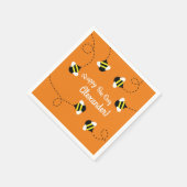 Dag 1e verjaardag van de bijenpartij Napkins Servet (Hoek)