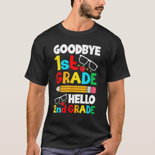 Dag 1ste graad Hallo 2e graad Ik kom leraar S T-shirt (Voorkant)