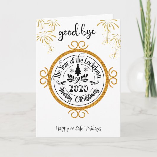 Dag 2020 | Jaar van de Sloop Feestdagen Kaart (Voorkant)