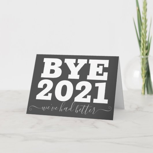 Dag 2021 We hebben een betere grappige kaart. Kaart (Voorkant)