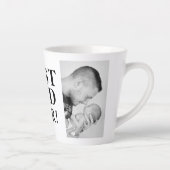 Dag 2 Foto Collage van de beste slechte vader Latte Mok (Rechts)