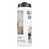 Dag 2 Foto Collage van de beste slechte vader Thermosbeker (Voorkant)