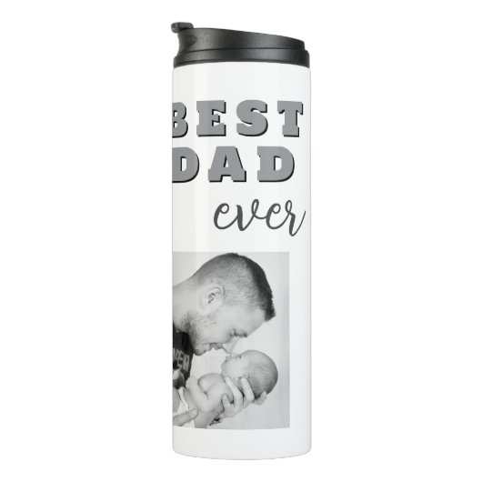 Dag 2 Foto Collage van de beste slechte vader Thermosbeker (Geroteerd rechts)