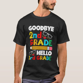 Dag 2e klas, hallo 3e klas 2023 1e schooldag t-shirt