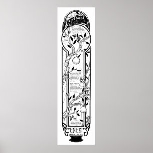 Dag 3 van de schepping poster