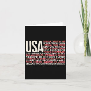 Dag 4 juli Amerikaanse vlag Amerika State kaart Na