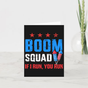 Dag 4 van juli Boom Squad als ik je ren Kaart
