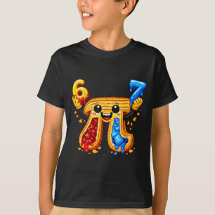 Dag 67 meme 3.14 druppel symbool gebak wiskunde ne t-shirt