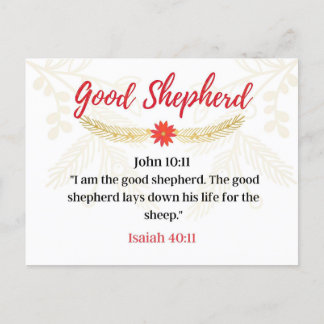 Dag 8. Namen van Jezus | Good Shepherd | Advent Briefkaart