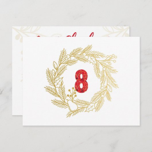 Dag 8. Namen van Jezus | Good Shepherd | Advent Briefkaart (Voorkant / Achterkant)