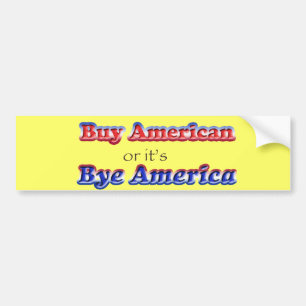 dag Amerika Bumpersticker