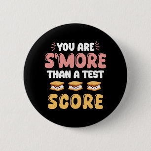 Dag ben je meer dan een test score leraar student ronde button 5,7 cm