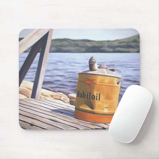 Dag bij het meer van 1996 muismat (Met muis)