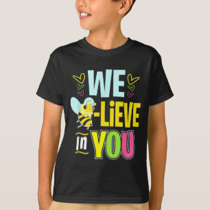 Dag bijen testen Shirten voor vrouwen leraar geloo T-shirt
