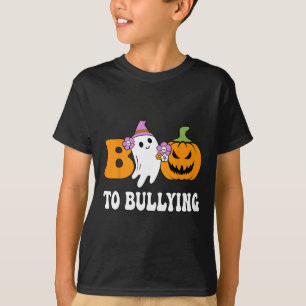 Dag Boo naar Pesten Bewustzijn Ghost Pumpkin Sinaa T-shirt