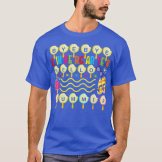Dag Dag Kindergarten Hallo zomerleraar T-shirt
