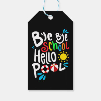 Dag Dag School Hallo Pool I Cadeaulabel
