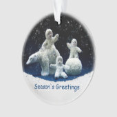 Dag Dag Snow Babies Ornament (voorkant)