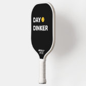 Dag Dinker Aangepaste tekstnaam Funny Pickleball Paddle (Links)