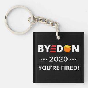 Dag Don 2020 Je bent bang! Funny Biden Harris Art Sleutelhanger