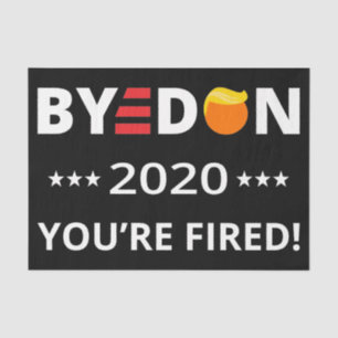 Dag Don 2020 Je bent bang! Funny Biden Harris Art Tissuepapier