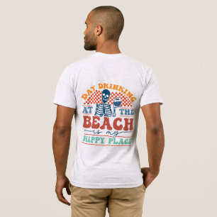 "Dag Drink aan het strand is mijn blije plek", Sum T-shirt