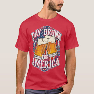 Dag Drink voor Amerika op 4 juli onafhankelijkheid T-shirt