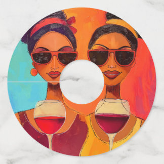 Dag Drink wijnglas charmes door KAB Wijnglaslabel