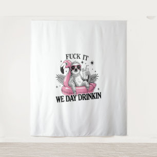 Dag drinken Luiaard Wandkleed