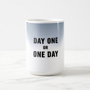 Dag één of Eén dag Koffiemok