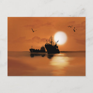 Dag eindigt Briefkaart