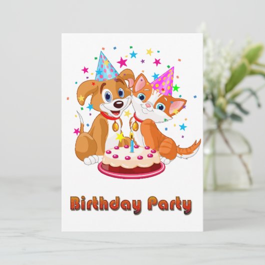 Dag en dag Uitnodiging (Staand voorkant)