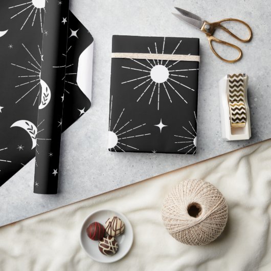 Dag en nacht 3 cadeaupapier (Crafts)