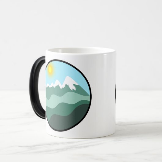 Dag en nacht magische mok (Voorkant links)